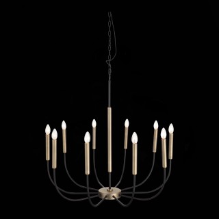 SLD008.423.10 Люстра подвесная ST-Luce Латунь, Черный E14 10*40W LAMDARIO-foto7