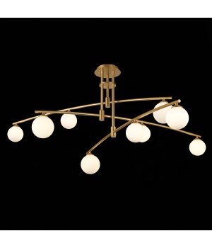 SL1208.302.09 Светильник потолочный ST-Luce Золотистый/Белый G9 9*5W SEMBRARE-foto3