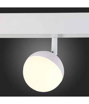 ST358.536.07 Магнитный трековый светильник белый LED 1*7W 3000K 520Lm Ra>80 120° IP20 L120xW90xH192 48V PIBOLE-foto5
