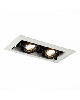 ST250.548.02 Св-к встр. Черный GU10 2*50W L245xW126xH70 220V Без ламп HEMI-foto3