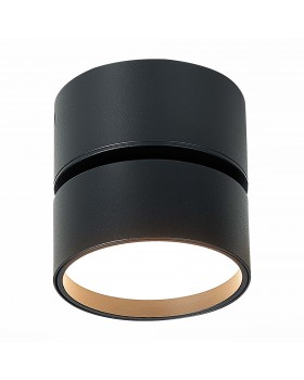 ST651.432.09 Светильник потолочный поворотный Черный LED 1*9W 3000K 720Lm Ra>90 120° IP20 D85xH87 170-240V ST651-foto2