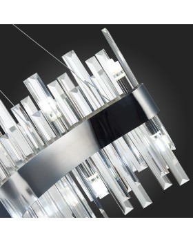 SL1160.113.12 Светильник подвесной ST-Luce Хром/Хром, Прозрачный G9 12*5W BAFO-foto4