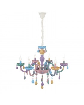 SL1700.783.06 Люстра подвесная ST-Luce Разноцветный E14 6*40W FIATA-foto14