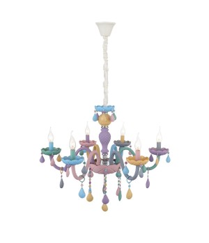 SL1700.783.06 Люстра подвесная ST-Luce Разноцветный E14 6*40W FIATA-foto14
