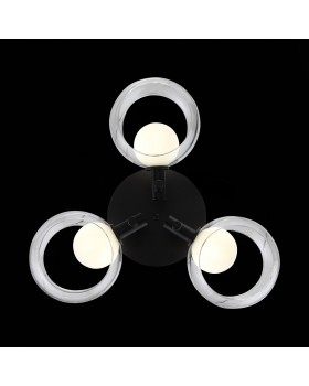 SL1483.402.03 Светильник потолочный ST-Luce Черный/Прозрачный, Белый G9 3*5W ELLETO-foto7