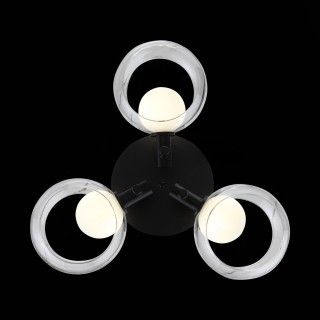 SL1483.402.03 Светильник потолочный ST-Luce Черный/Прозрачный, Белый G9 3*5W ELLETO-foto7