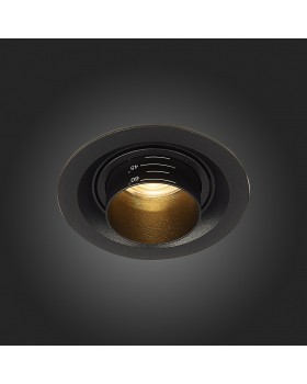 ST701.438.07 Св-к встр. Zoom Черный LED 1*7W 3000K 560Lm Ra 15°-60° IP20 D90xH65 170-240V ST701-foto7