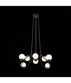 SL1502.403.08 Светильник подвесной ST-Luce Черный/Белый G9 8*5W LEGATEZZA-foto11