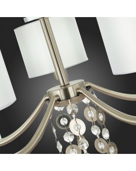 SL1757.103.05 Люстра подвесная ST-Luce Никель/Белый E14 5*40W KATENA-foto3