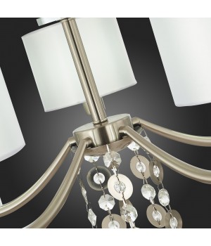 SL1757.103.05 Люстра подвесная ST-Luce Никель/Белый E14 5*40W KATENA-foto3