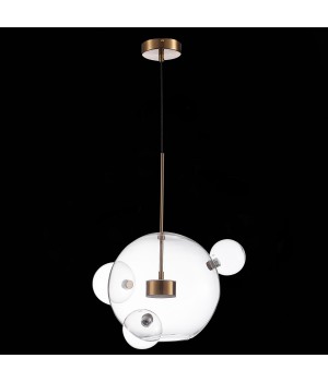 SL1133.203.01 Светильник подвесной ST-Luce Латунь/Прозрачный LED 1*14W 3000K BOPONE-foto5