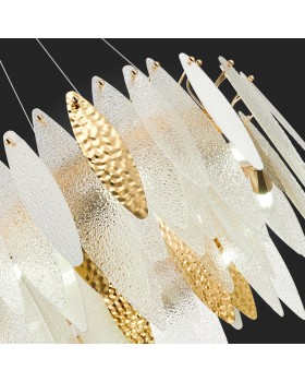 SL1224.203.08 Люстра подвесная ST-Luce Золотистый/Прозрачный, Белый E14 8*60W LASTRA-foto12