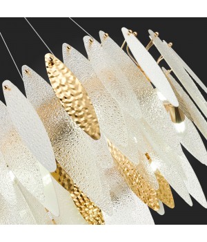 SL1224.203.08 Люстра подвесная ST-Luce Золотистый/Прозрачный, Белый E14 8*60W LASTRA-foto12