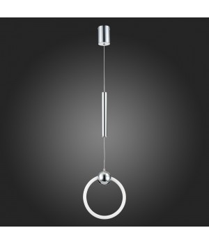 SL1578.103.01 Подвес ST-Luce Хром/Белый,Хром LED 1*15W 3000K GIERA-foto8