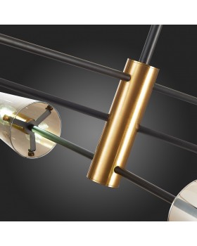 SL1209.302.06 Светильник потолочный ST-Luce Бронза,Черный/Дымчатый E14 6*40W MORAVE-foto12