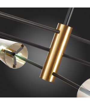 SL1209.302.06 Светильник потолочный ST-Luce Бронза,Черный/Дымчатый E14 6*40W MORAVE-foto12