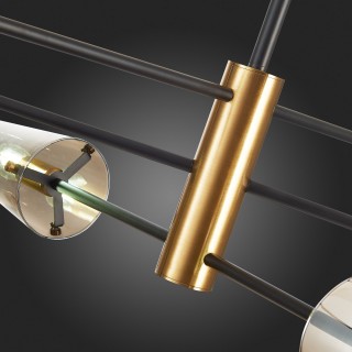 SL1209.302.06 Светильник потолочный ST-Luce Бронза,Черный/Дымчатый E14 6*40W MORAVE-foto12