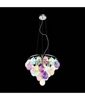 SL432.153.05 Светильник подвесной ST-Luce Хром/Разноцветный E27 5*60W SOSPIRO-foto8
