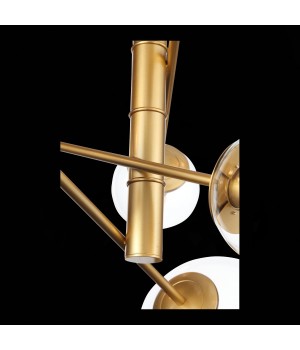 SL1150.203.08 Светильник подвесной ST-Luce Матовое золото/Прозрачный E27 8*40W (из 3-х коробок) LIORA-foto10