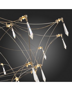 SL797.113.114 Люстра подвесная ST-Luce Хром, Прозрачный LED 114*0,45W 3000K GRAVETTA-foto9