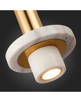 SL1210.503.01 Светильник подвесной ST-Luce Золотистый/Белый GU10 1*5W PIETRA-foto9