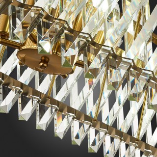 SL1170.303.12 Светильник подвесной ST-Luce Латунь/Прозрачный E14 12*40W FABIO-foto12