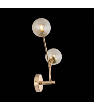 SL435.201.02 Бра ST-Luce Золотистый/Коньячный G9 2*5W PARLLAONE-foto5