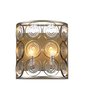 SL1105.201.02 Светильник настенный ST-Luce Золотистый с патиной/Золотистый, Прозрачный E14 2*60W SERANDA-foto2