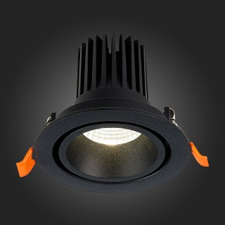 ST705.448.10 Св-к встр. Черный LED 1*10W 4000K 750Lm Ra>90 38° IP20 D102xH85 170-240V ST705-foto5