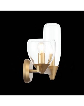 SL1119.201.02 Светильник настенный ST-Luce Золотистый/Прозрачный E14 2*40W TENERESA-foto5