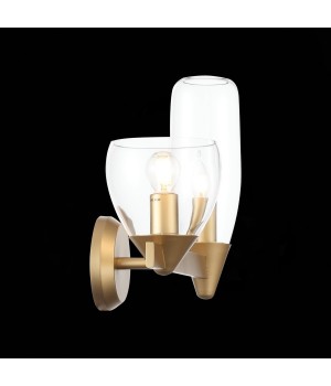 SL1119.201.02 Светильник настенный ST-Luce Золотистый/Прозрачный E14 2*40W TENERESA-foto5