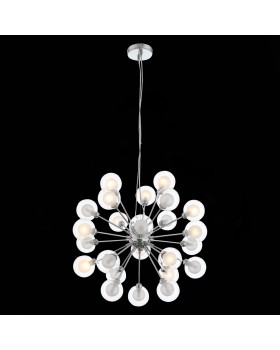 SL431.103.24 Люстра подвесная ST-Luce Хром/Прозрачный, Белый G9 24*28W DUALITA-foto5