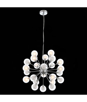 SL431.103.24 Люстра подвесная ST-Luce Хром/Прозрачный, Белый G9 24*28W DUALITA-foto5