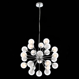 SL431.103.24 Люстра подвесная ST-Luce Хром/Прозрачный, Белый G9 24*28W DUALITA-foto5