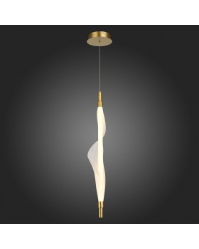 SL6109.213.01 Светильник подвесной ST-Luce Золотистый/Белый LED 1*25W 3000K ALBA-foto5