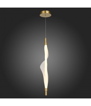SL6109.213.01 Светильник подвесной ST-Luce Золотистый/Белый LED 1*25W 3000K ALBA-foto5