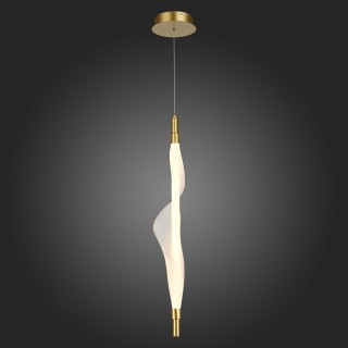 SL6109.213.01 Светильник подвесной ST-Luce Золотистый/Белый LED 1*25W 3000K ALBA-foto5