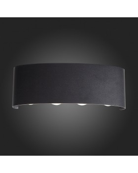 SL089.401.08 Светильник уличный настенный ST-Luce Черный кварцевый LED 8*1W 4000K BISELLO-foto6