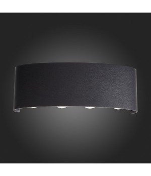 SL089.401.08 Светильник уличный настенный ST-Luce Черный кварцевый LED 8*1W 4000K BISELLO-foto6