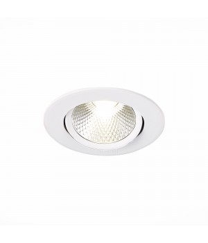 ST211.538.06.24 Св-к встр. Белый LED 1*6W 3000K 480Lm Ra80 24° IP20 D86xH50 220-240V MIRO-foto11