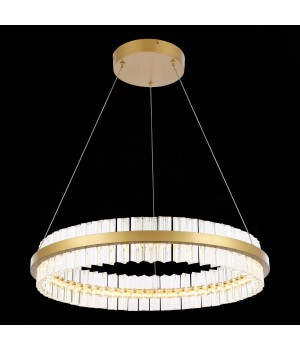 SL383.213.01 Светильник подвесной ST-Luce Матовое золото/Прозрачный LED 1*44W 3000K CHERIO-foto3