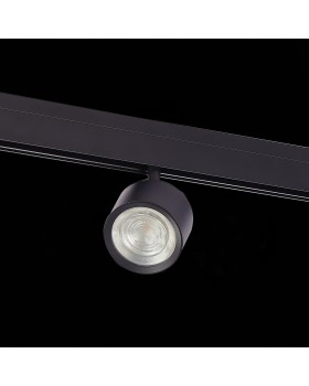 ST353.436.06 Магнитный трековый светильник Черный LED 1*6W 3000K 560Lm Ra>80 36° IP20 L120xW81xH138 48V VEDO-foto5
