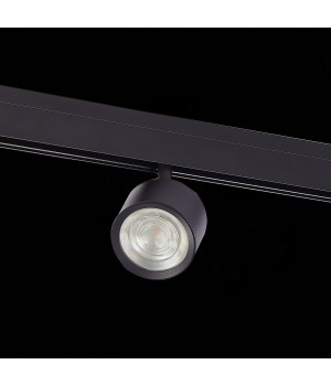 ST353.436.06 Магнитный трековый светильник Черный LED 1*6W 3000K 560Lm Ra>80 36° IP20 L120xW81xH138 48V VEDO-foto5