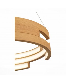 SL963.703.01 Люстра подвесная ST-Luce Светлое дерево/Светлое дерево, Белый LED 1*45W 4000K GENUINE-foto13