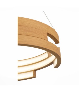 SL963.703.01 Люстра подвесная ST-Luce Светлое дерево/Светлое дерево, Белый LED 1*45W 4000K GENUINE-foto13