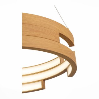 SL963.703.01 Люстра подвесная ST-Luce Светлое дерево/Светлое дерево, Белый LED 1*45W 4000K GENUINE-foto13