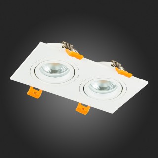 ST251.508.02 Св-к встр. Белый GU10 2*50W  IP20 L170xW92xH27 220V Без ламп ST251-foto8