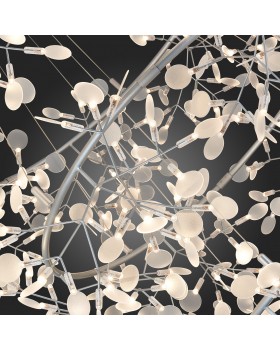 SL379.103.486 Люстра подвесная ST-Luce Серебристый/Белый LED 486*0,5W 3500K RAFINA-foto9