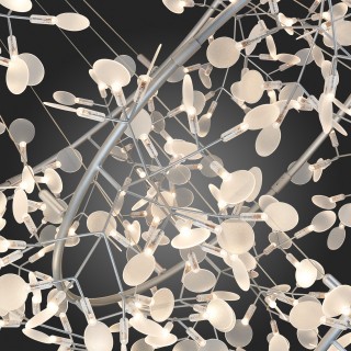 SL379.103.486 Люстра подвесная ST-Luce Серебристый/Белый LED 486*0,5W 3500K RAFINA-foto9