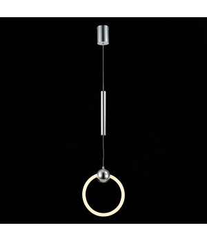 SL1578.103.01 Подвес ST-Luce Хром/Белый,Хром LED 1*15W 3000K GIERA-foto4